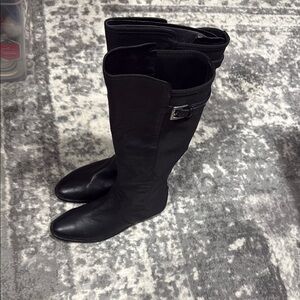 Coach Black Over the Knee Boots